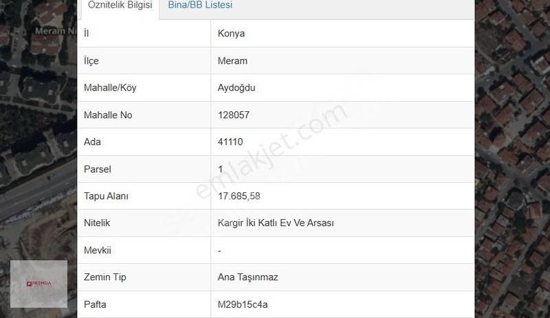 Merkezi Konumda, Aydoğdu Bölgesinde Satılık 114m² Arsa Hissesi