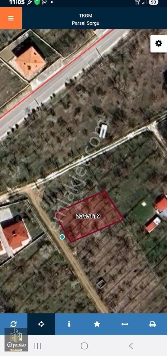 Cm Emlak Gümüşler Yeni Süper Konum 535 M2 İmarlı Arsa