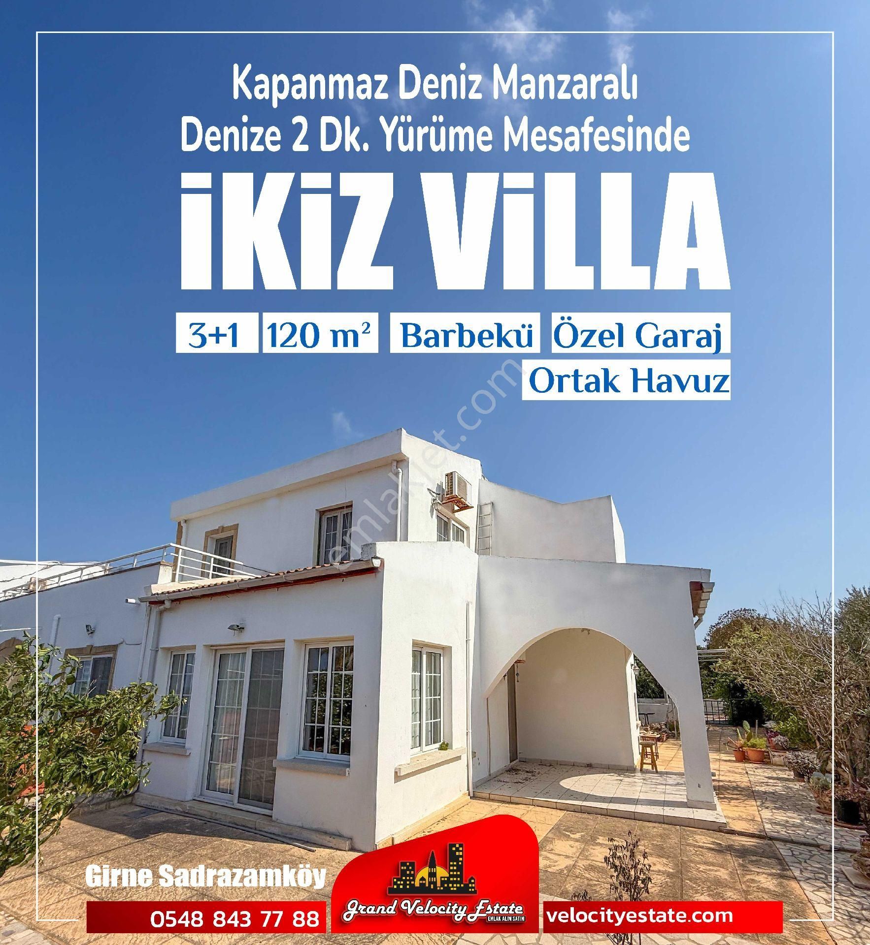 Gırne Sadrazamkoy'de Satılık 3+1 Vılla