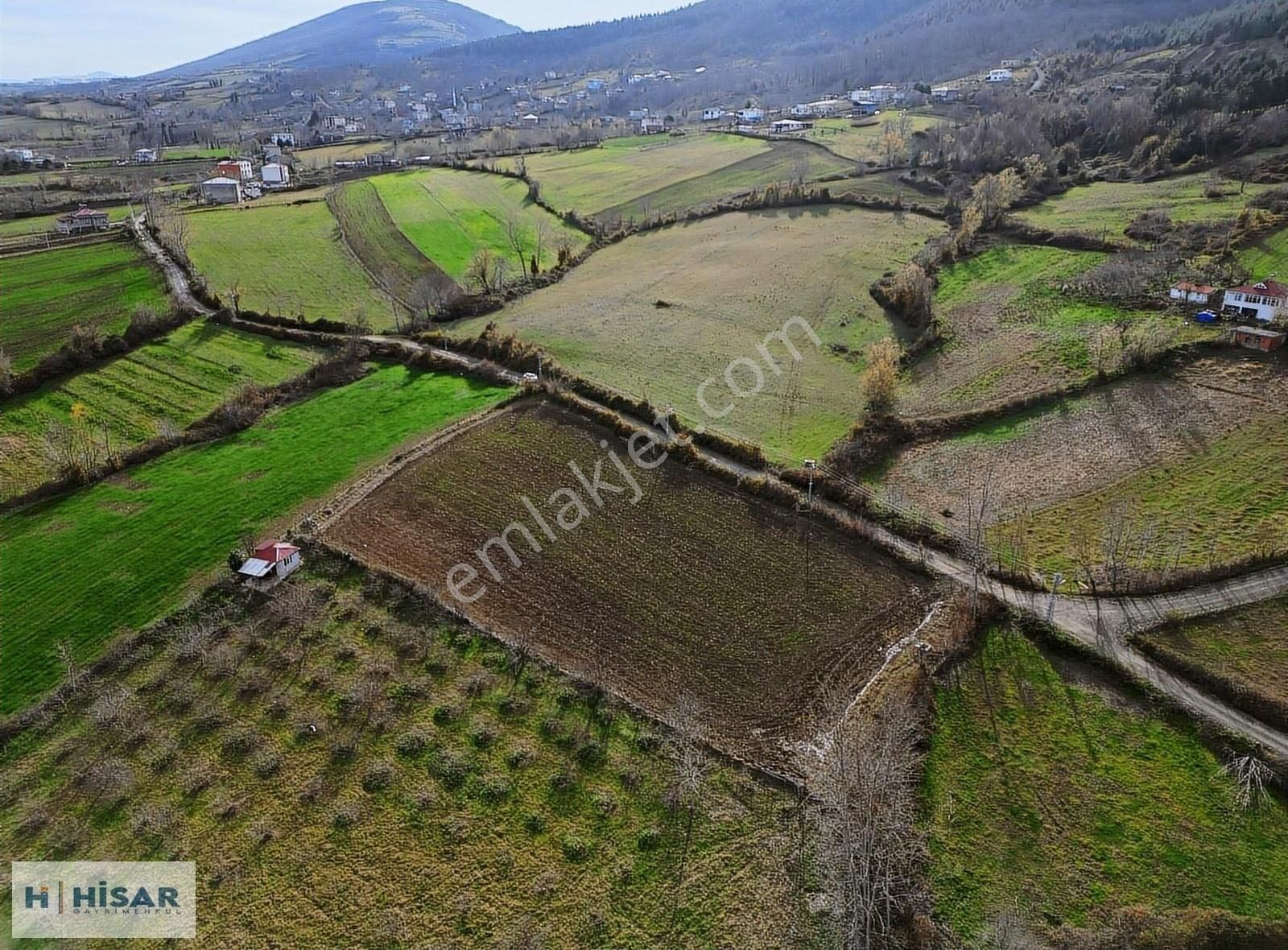Hisar'dan Çatalçam Da Deniz Man. Yol Elktrik Ve Suyu Olan Tarla - Görsel 26