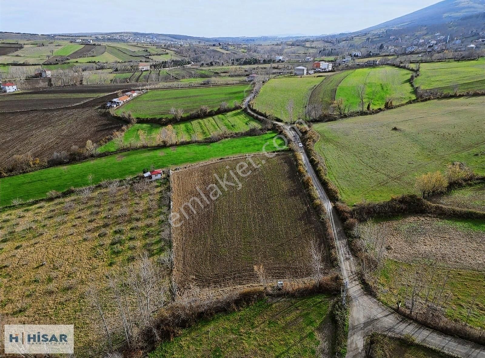Hisar'dan Çatalçam Da Deniz Man. Yol Elktrik Ve Suyu Olan Tarla - Görsel 23