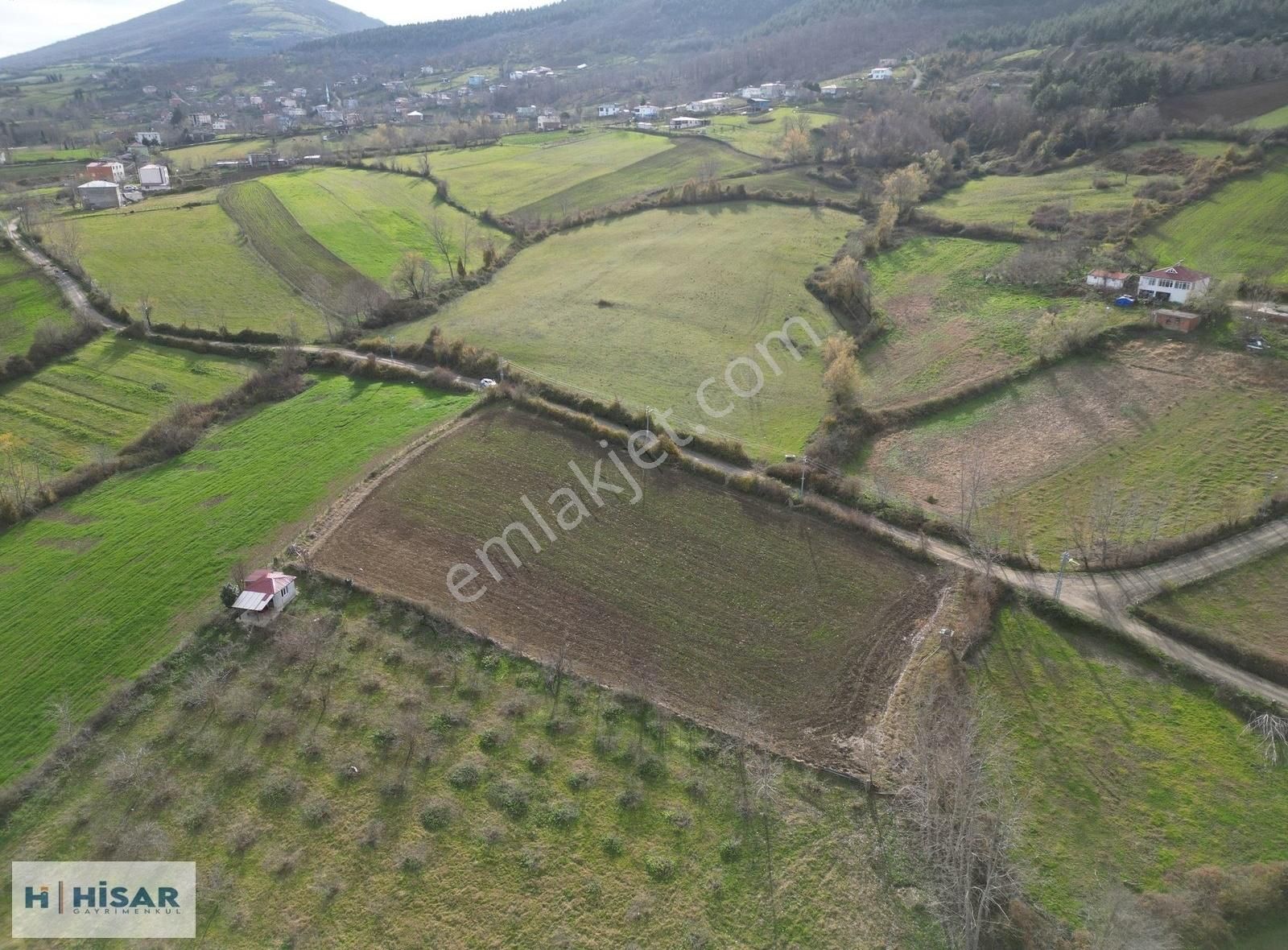 Hisar'dan Çatalçam Da Deniz Man. Yol Elktrik Ve Suyu Olan Tarla - Görsel 8