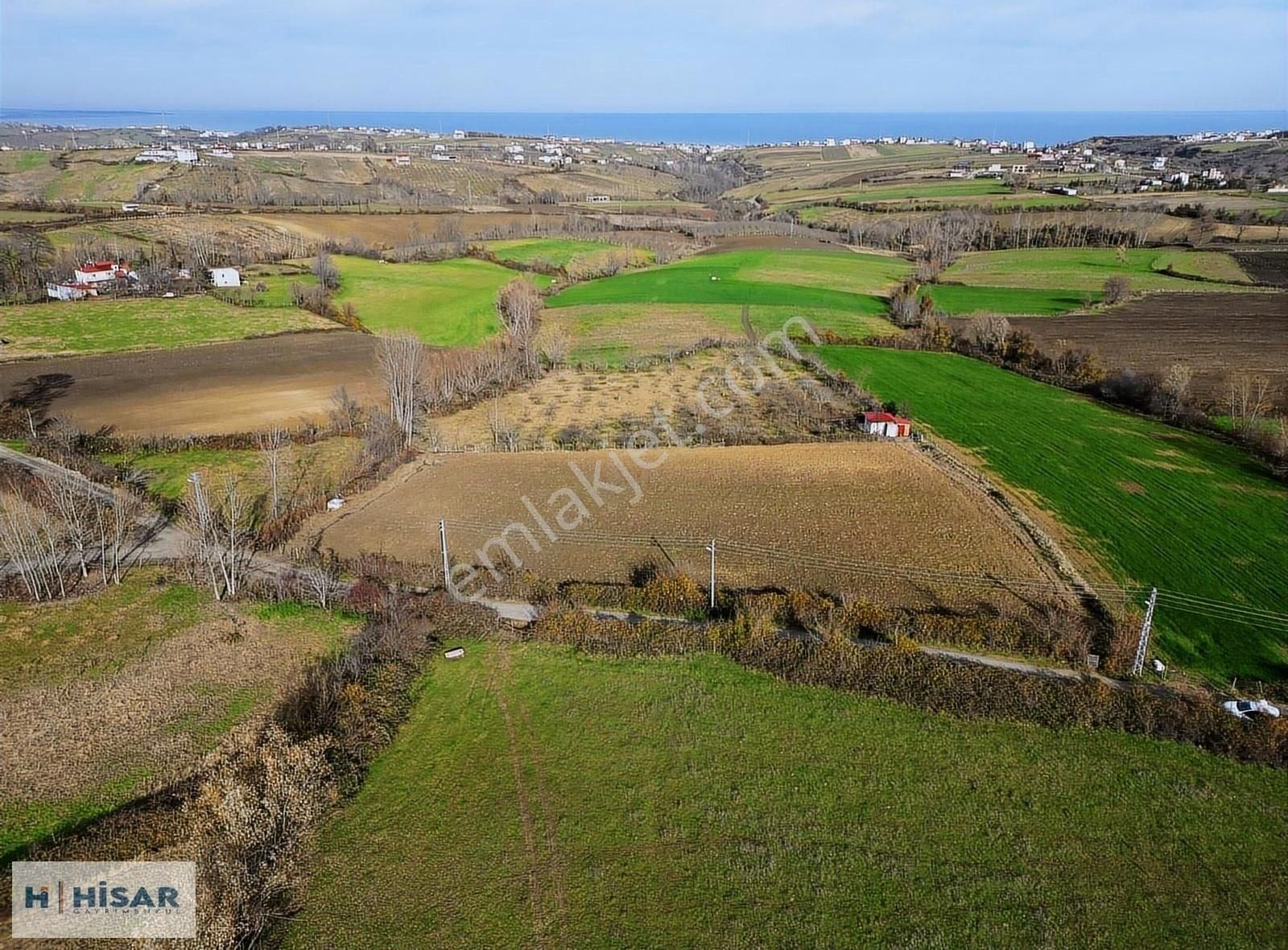 Hisar'dan Çatalçam Da Deniz Man. Yol Elktrik Ve Suyu Olan Tarla - Görsel 9