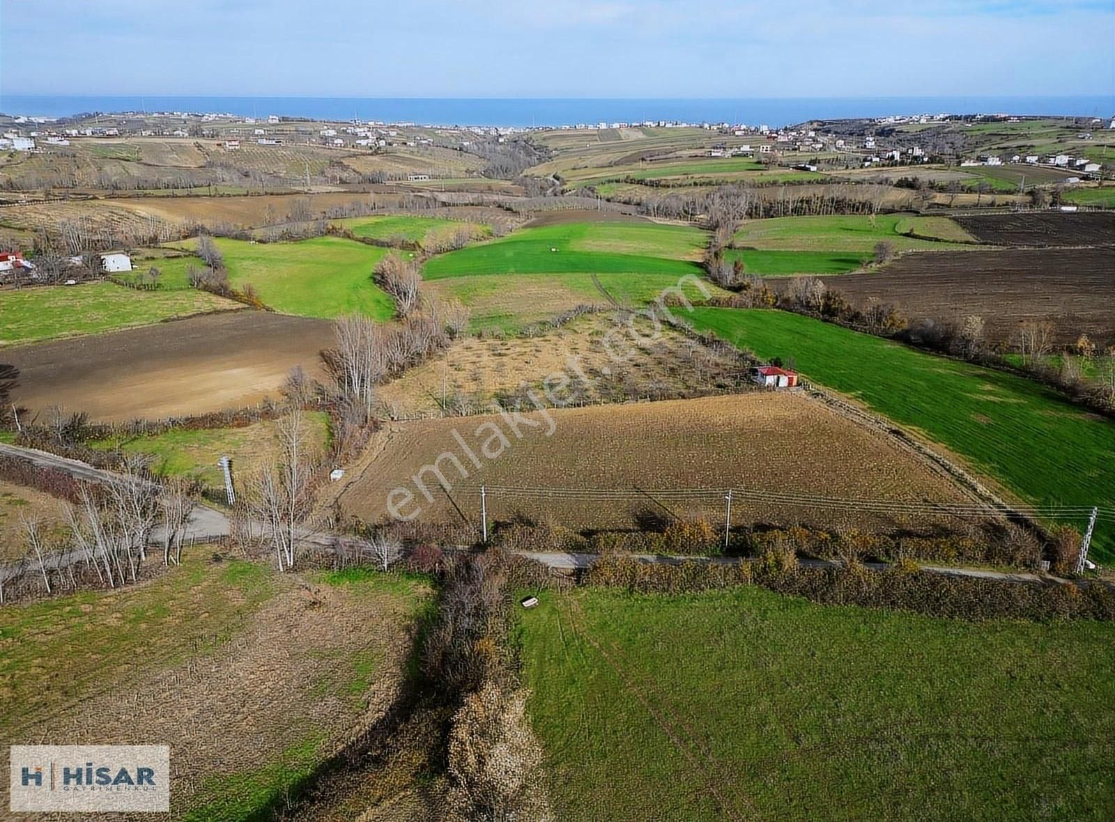 Hisar'dan Çatalçam Da Deniz Man. Yol Elktrik Ve Suyu Olan Tarla - Görsel 31
