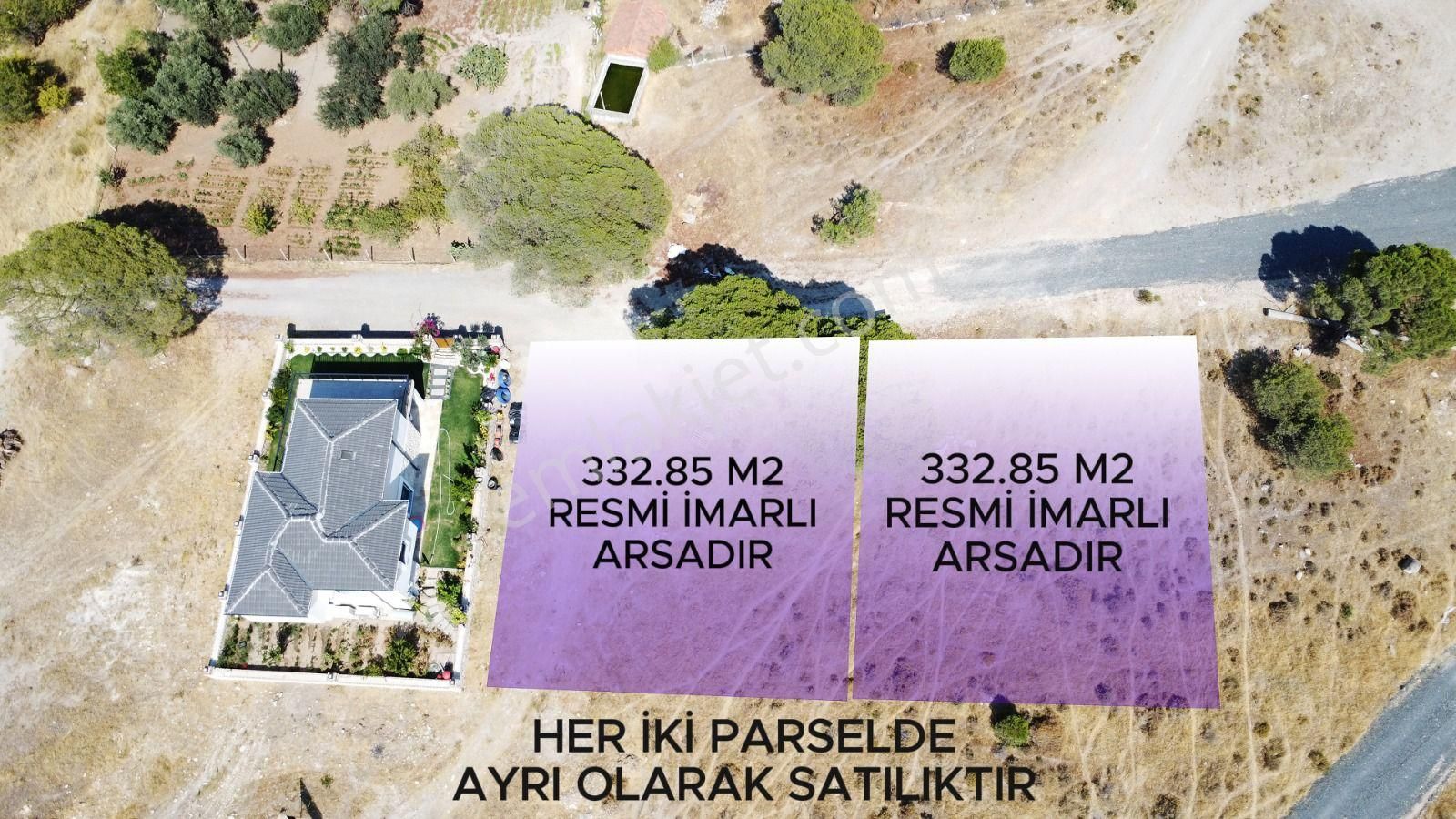Mordoğan Barış Emlaktan Çamlık Mevkiinde Villa İmarlı Satılık Arsalar - Görsel 3