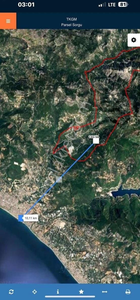 Alanya Obaalacami'de Satılık 2805m2 Tarla - Görsel 4