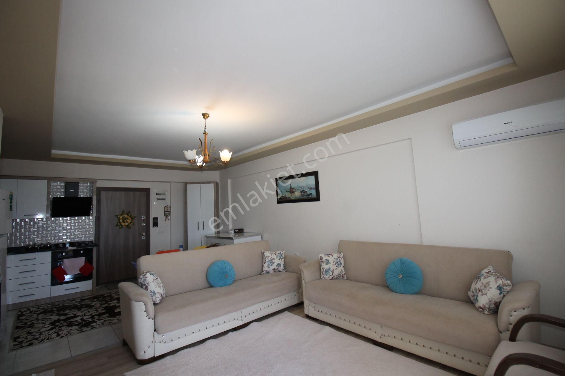 Retro’dan Tece’de Site İçi Fiziki Güvenlikli Lüks Eşyalı Kiralık 1+1 - Görsel 2