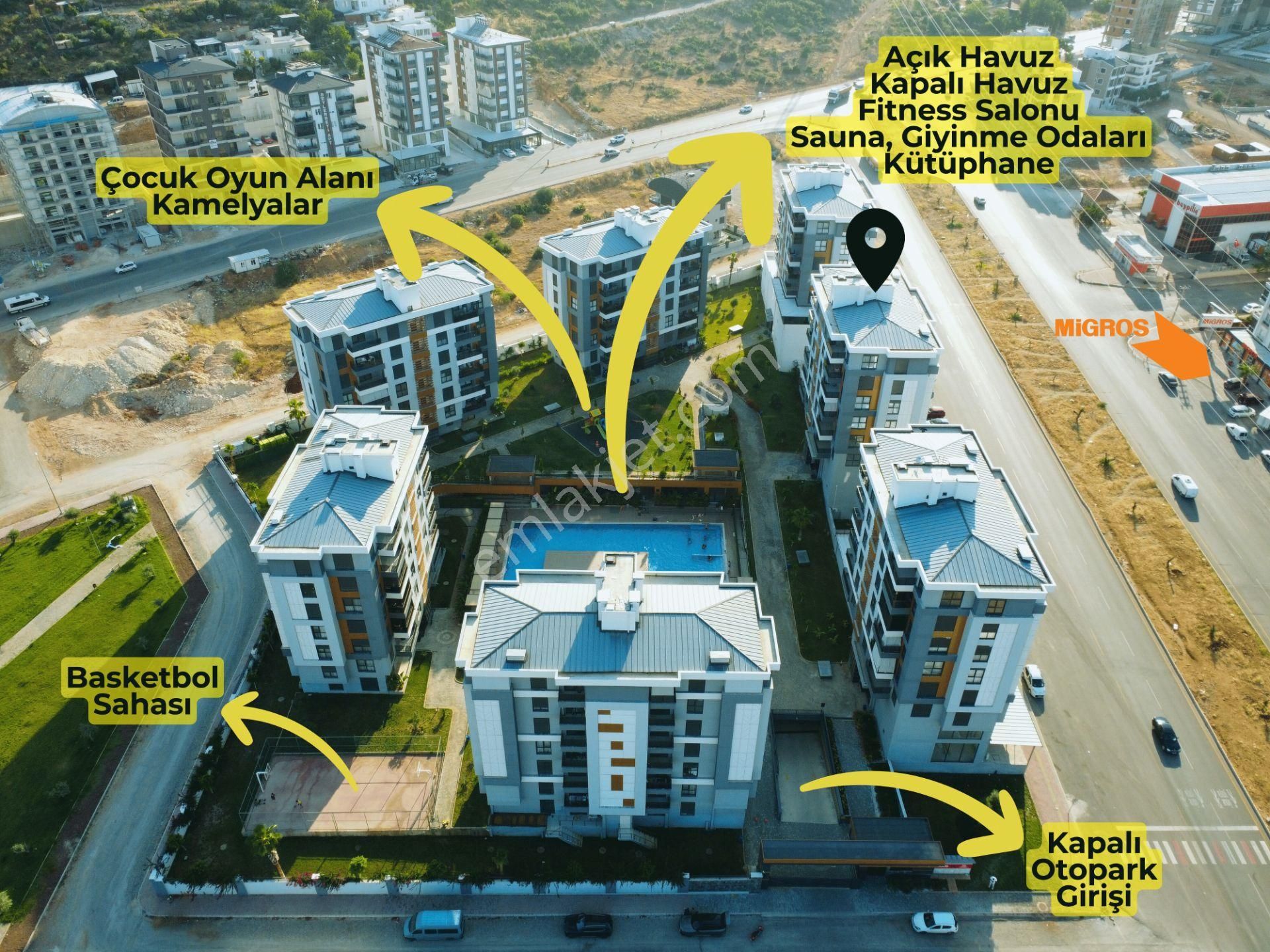 Panoramik Antalya Manzaralı Fevzi Çakmak'ın En Prestijli Dairesi (doğalgaz Kombili) - Görsel 2