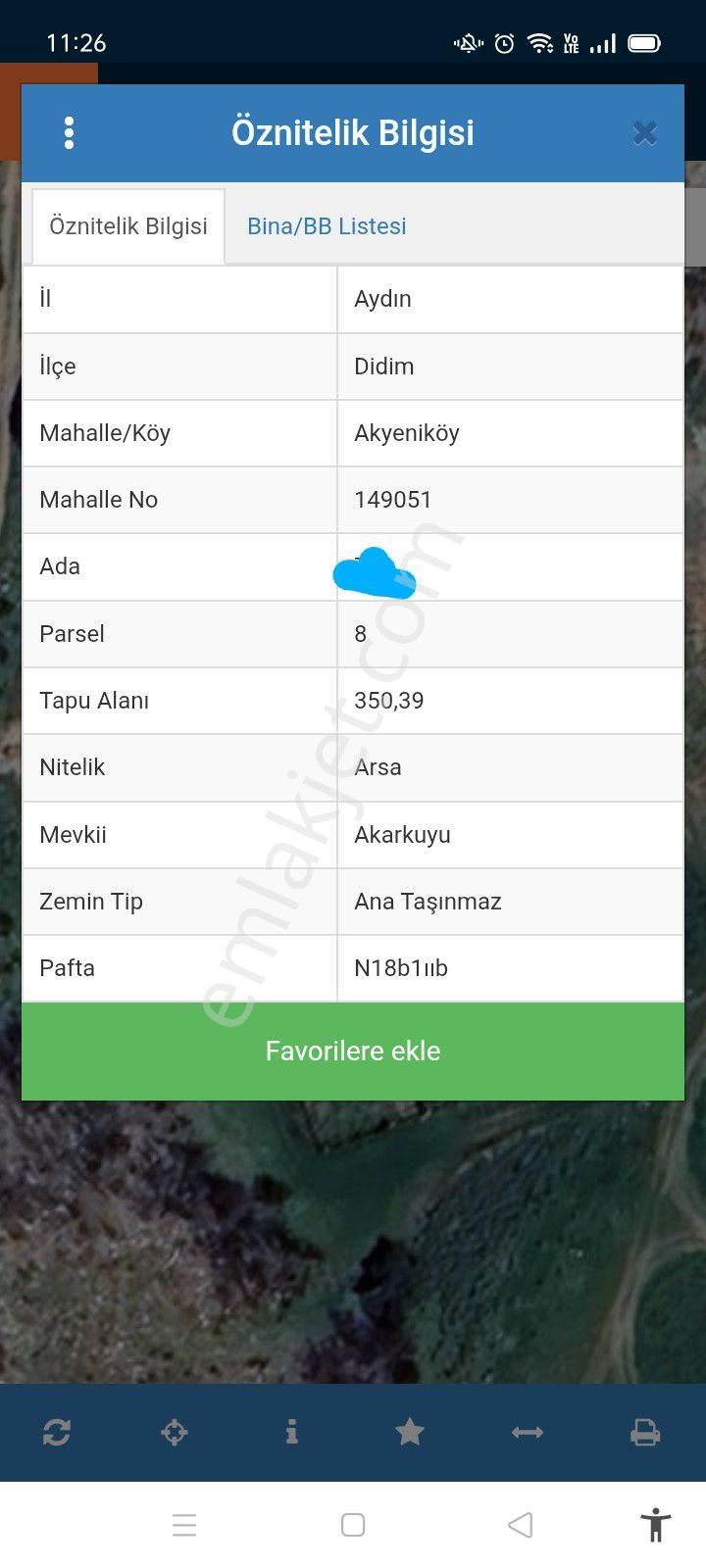 Akyenikoy De Satılık Arsa