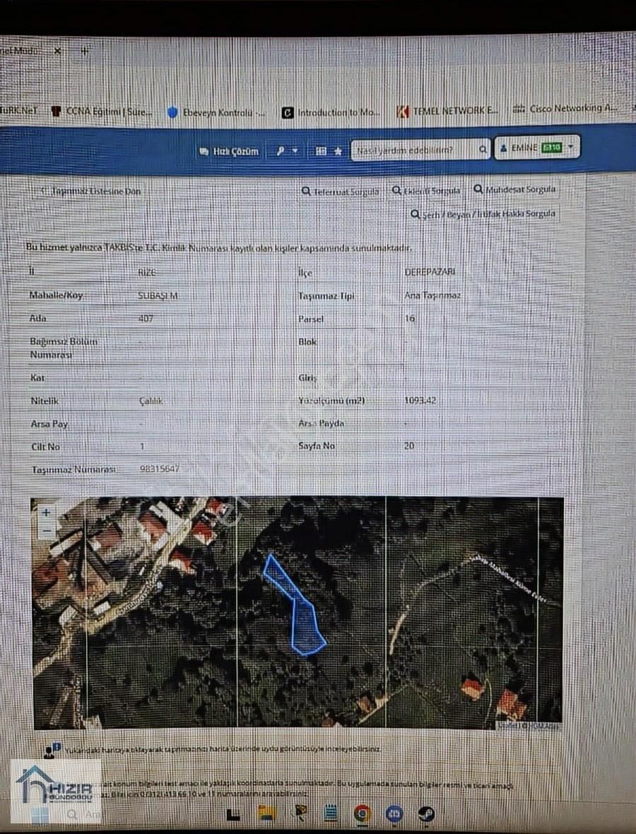 Derepazarı'nda Acil Satılık 2595 M² Çalılık Arazi