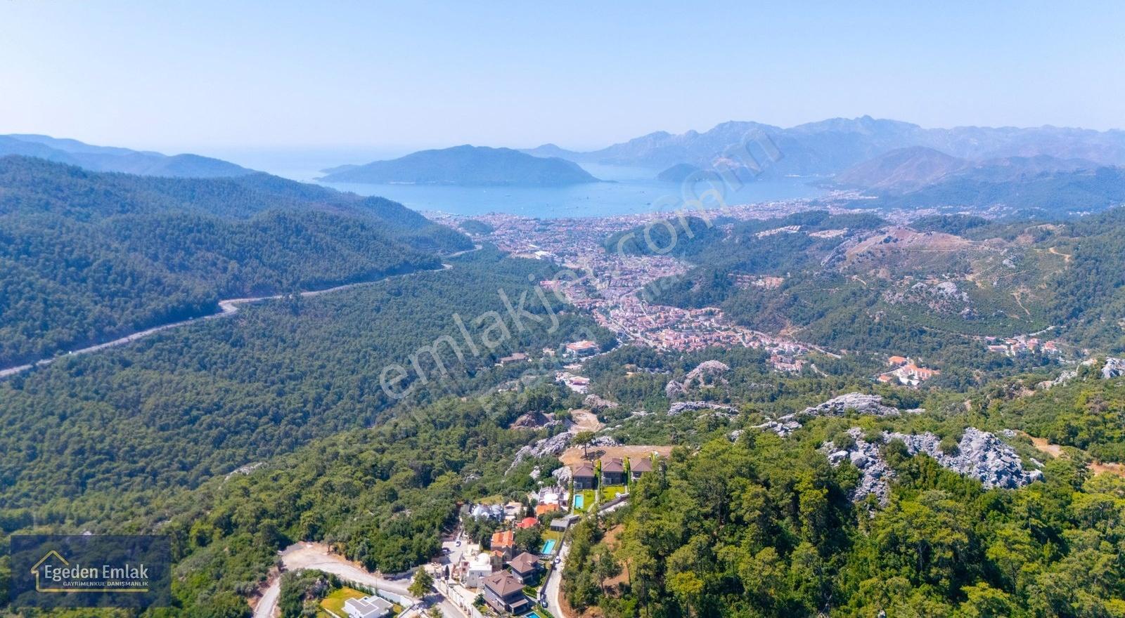 Egeden Emlak Marmaris Gökbel Satılık Deniz Manzaralı Lüks Villa - Görsel 21