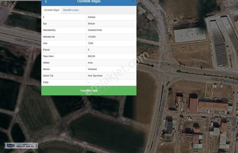 Acil!! Yenikent Sanayisinde Kupon Arsa!! Bulvar Cephe, 600 M2!!