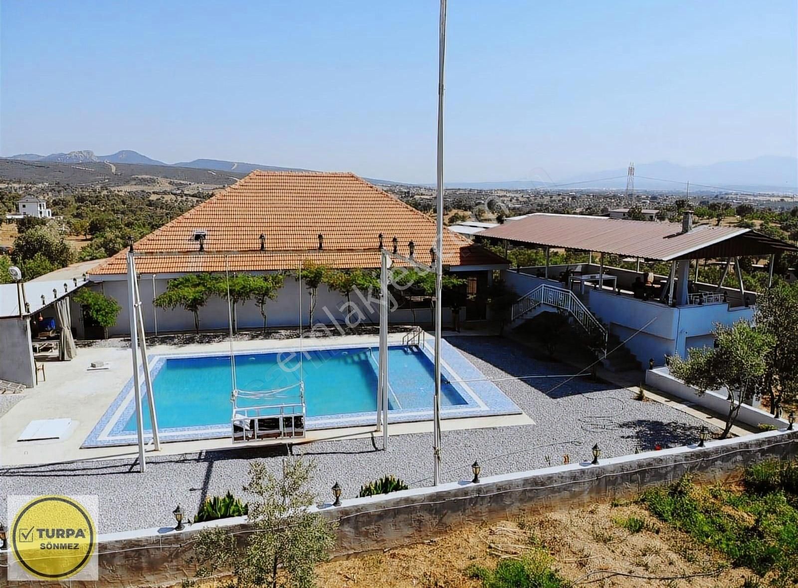 Akçaköy' De; 8 Dönüm - Satılık Havuzlu Malikhane Ve Zeytinlik - Görsel 18