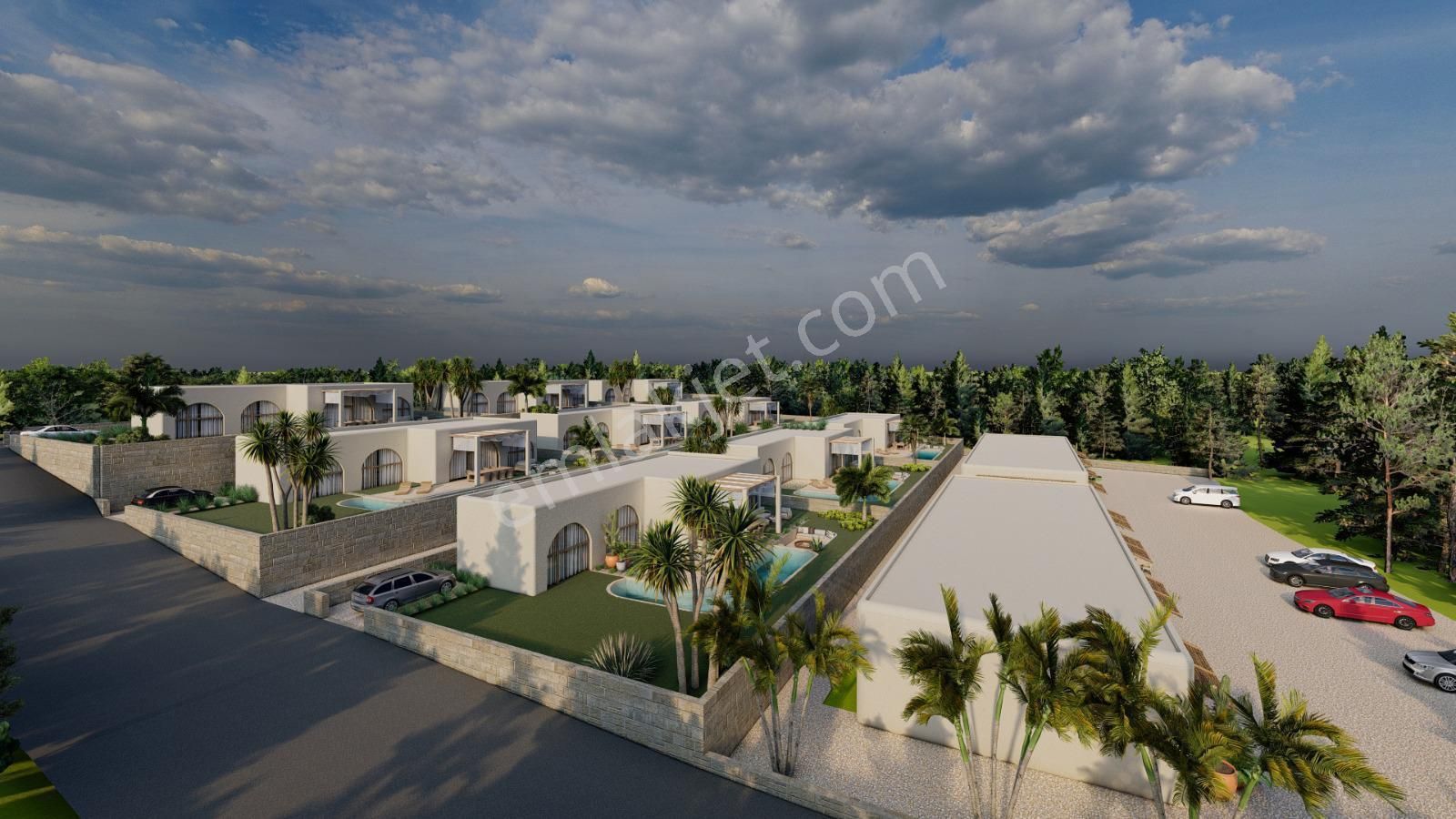 Bodrum Kızılağaç'ta Bali Konseptli Satılık Villa - Görsel 8