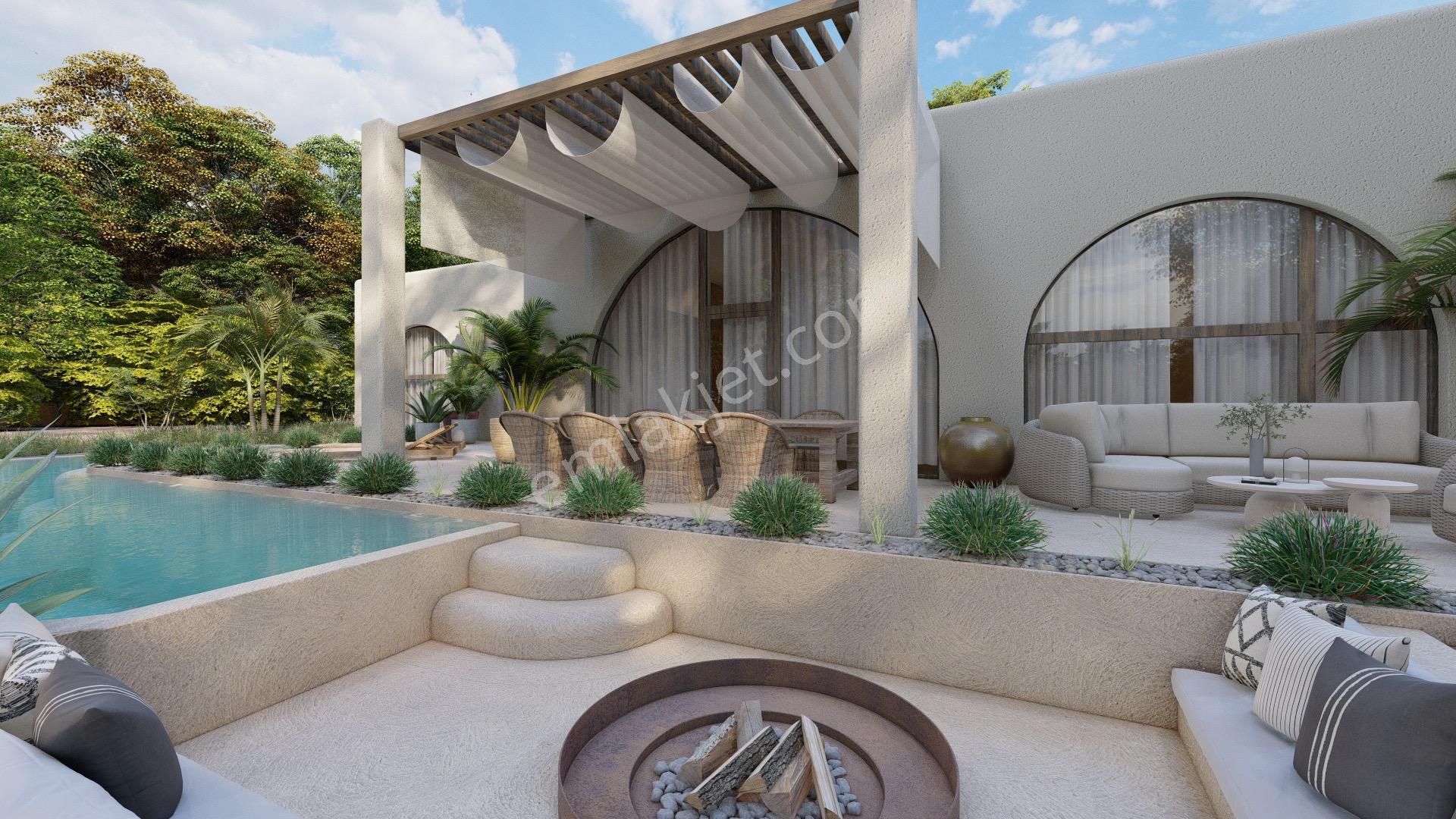 Bodrum Kızılağaç'ta Bali Konseptli Satılık Villa - Görsel 3