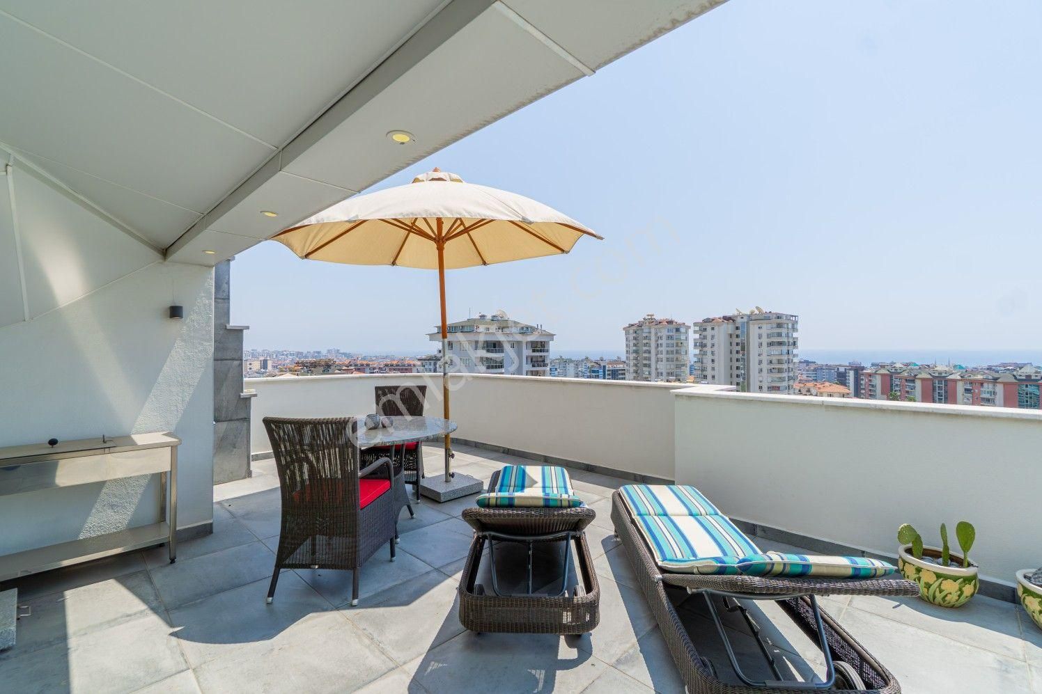 Alanya Cikcilli’de Deniz Ve Şehir Manzaralı 3+1 Çatı Dubleks - Görsel 33