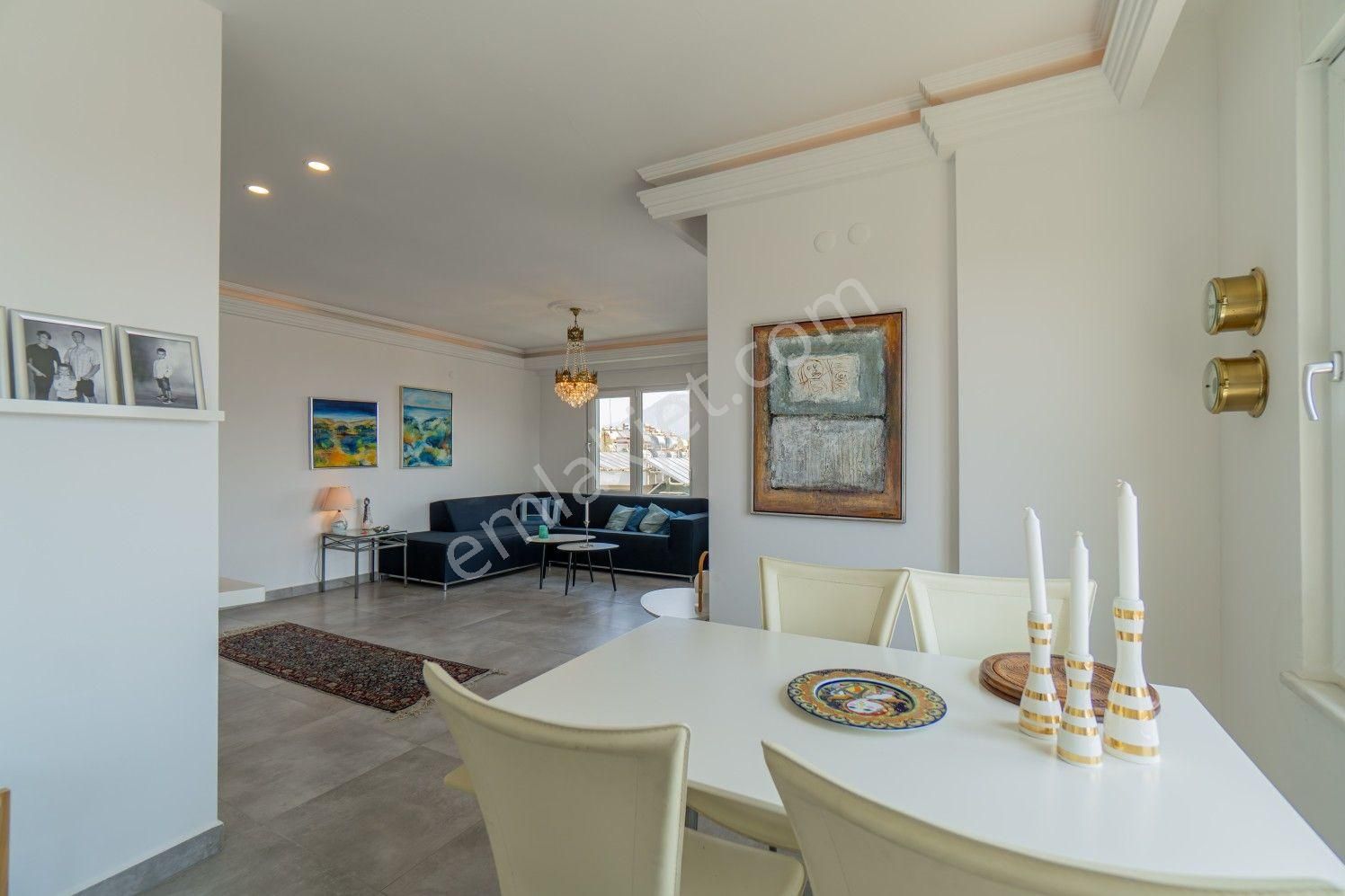 Alanya Cikcilli’de Deniz Ve Şehir Manzaralı 3+1 Çatı Dubleks - Görsel 12