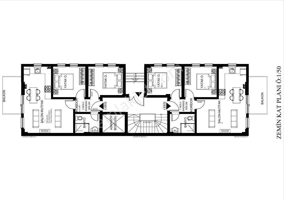 Goldhouse Dan Satılık Daire Projeden Pazaryerinde 2+1 Fırsat - Görsel 10