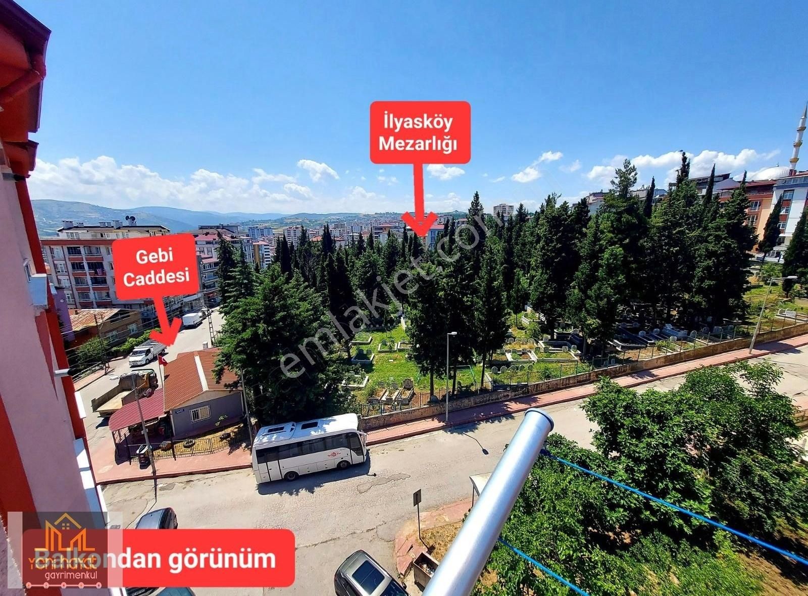 İlyasköy De Gebi Cad. Üzeri Eşyalı Kiralık 2+1 Geniş Daire