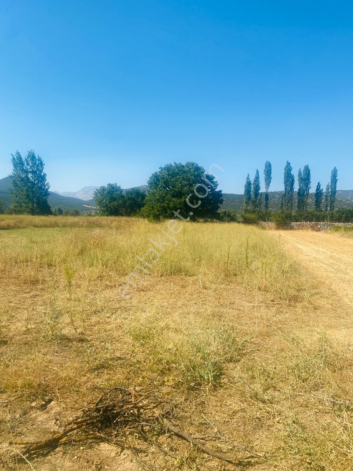 Burdur Ağlasun Hisarköy'de Kadastro Yolu Elektrik Suyu Olan Satılık 631 M2 Tarla - Görsel 7