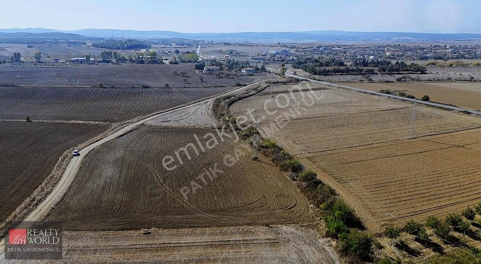 Keşan Enez Yoluna İkinci Parsel Orhaniye'de Satılık 6475m2 Arazi