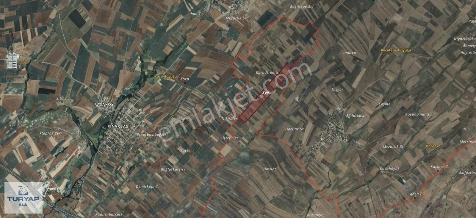 Turyapdan Tekirdağ Saray Beyazköyde Satılık 297m² Çaplı Tarla