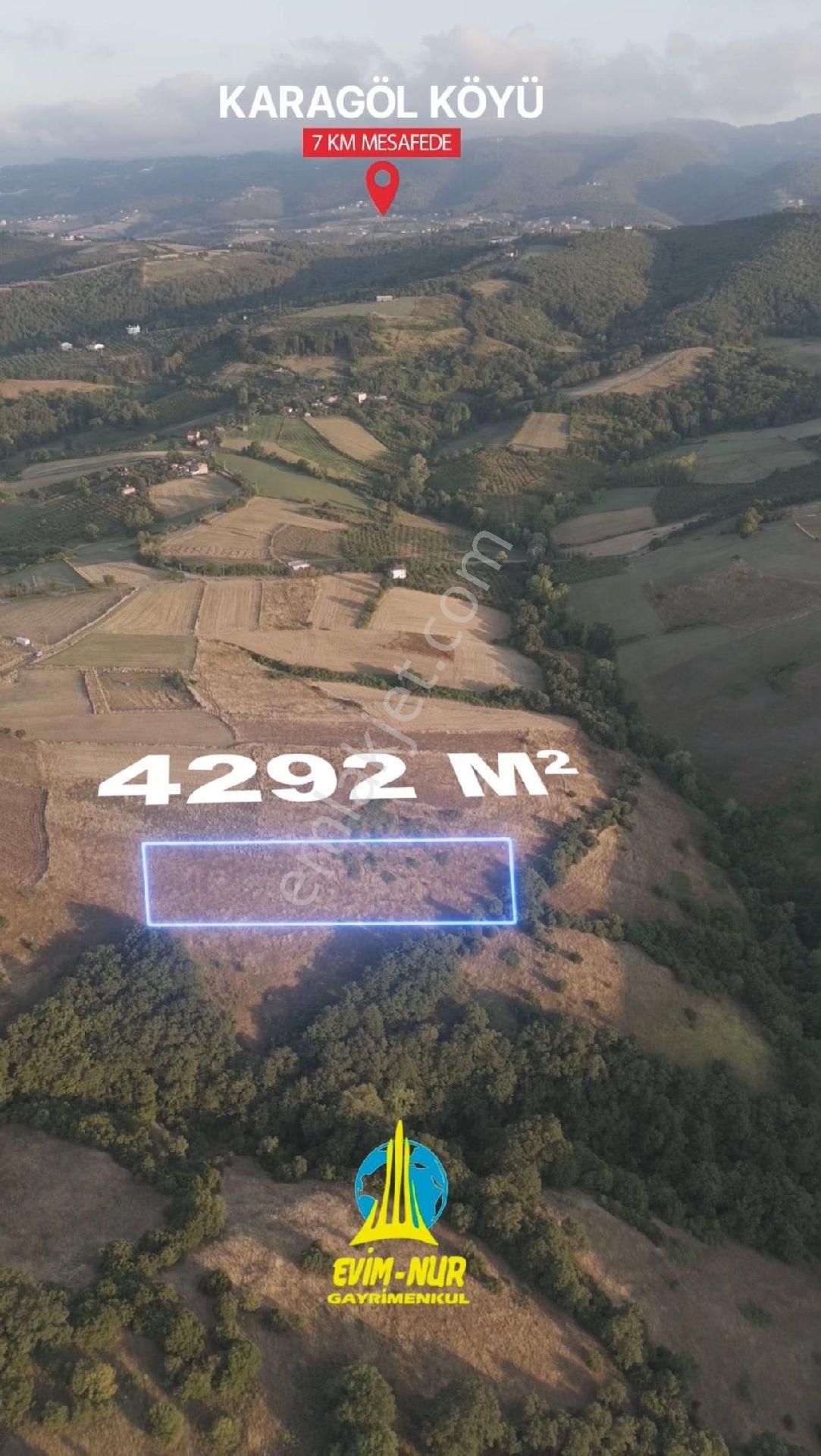 Evim-nur'dan Dağköy Mah 4292m2 Manzaralı Kadastrolu Yolu Açılmış Yatırımlık Tarla - Görsel 8