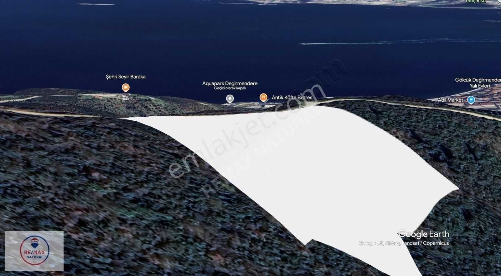 Natural'den Değirmendere'de Yüksek Şerefiyeli 19,5 Dönüm Arazi