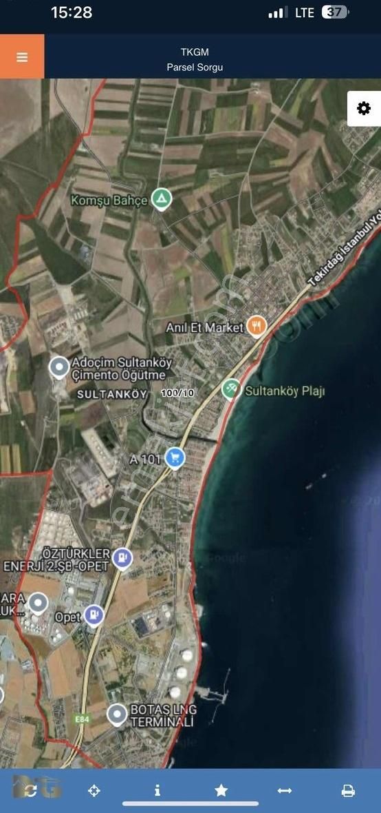 Marmara Ereğlisi Sultanköy De Villa İmarlı Arsa - Görsel 3