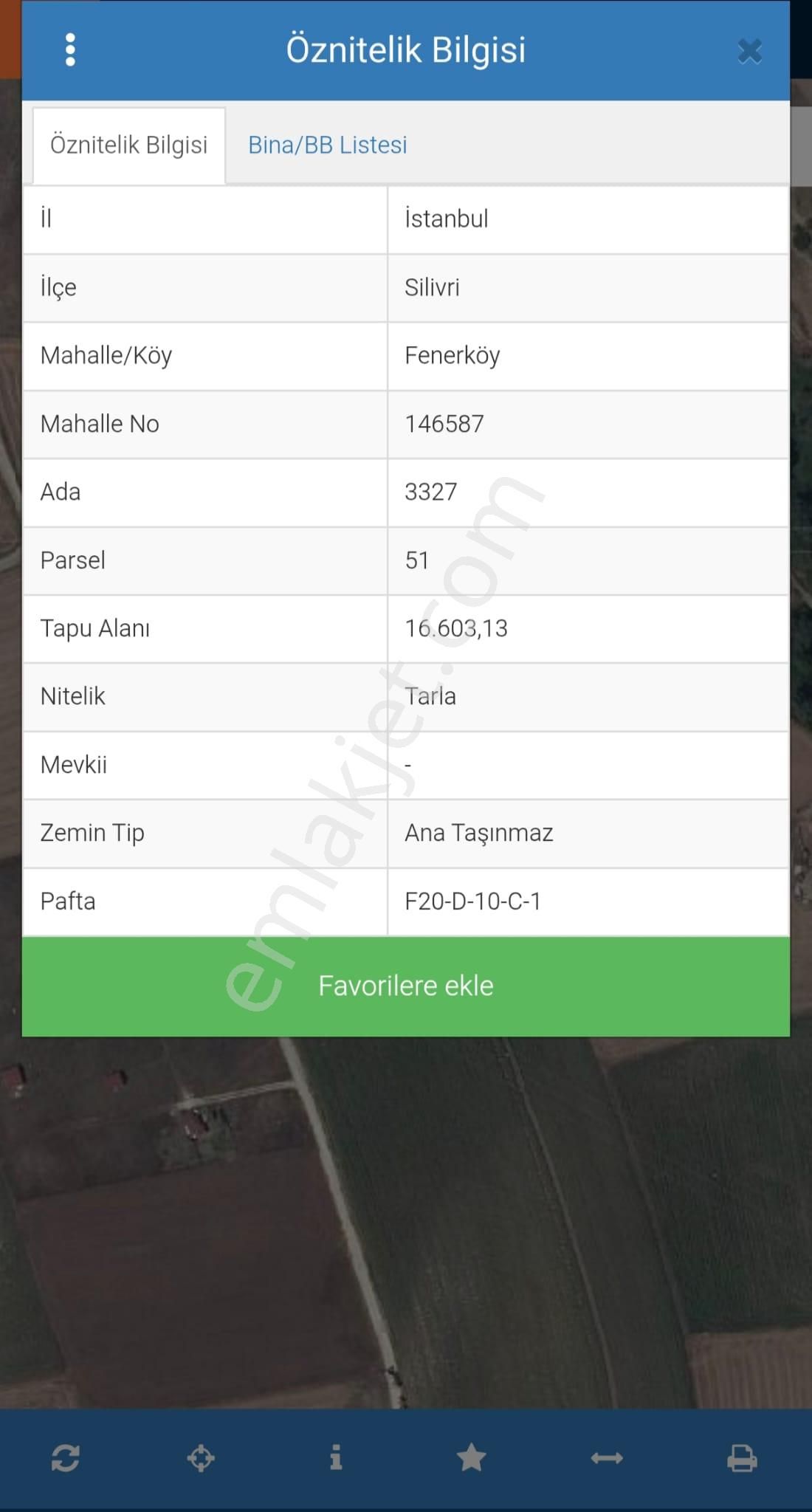 Silivri Fenerköy'de Satılık 295 M2 Tarla - Görsel 4