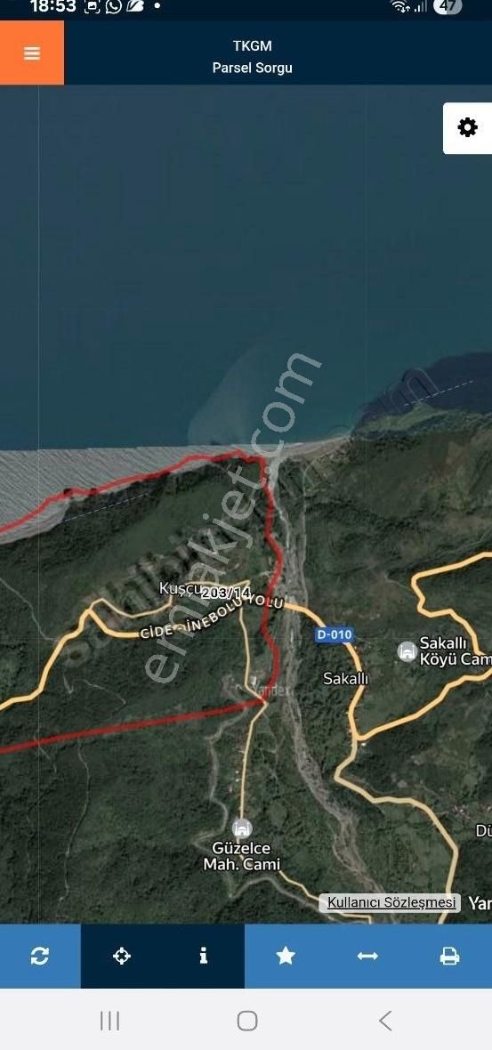 Cide Kuşçu Köyünde Satılık Fındık Bahçesi 784 Metrekare