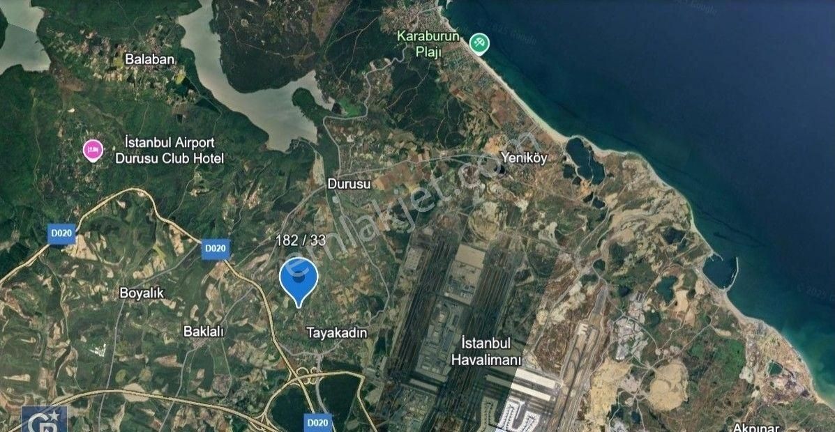 Arnavutköy Tayakadın'da, Havalimanına Sadece 2,5 Km. Satılık 6.160 M2 Tarla - Görsel 16