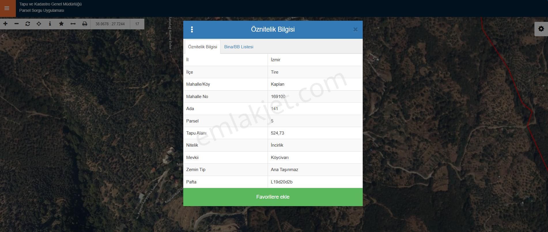 Tire Kaplanda Fırsat Köyiçi Mevkii Full Manzaralı Arsa - Görsel 3