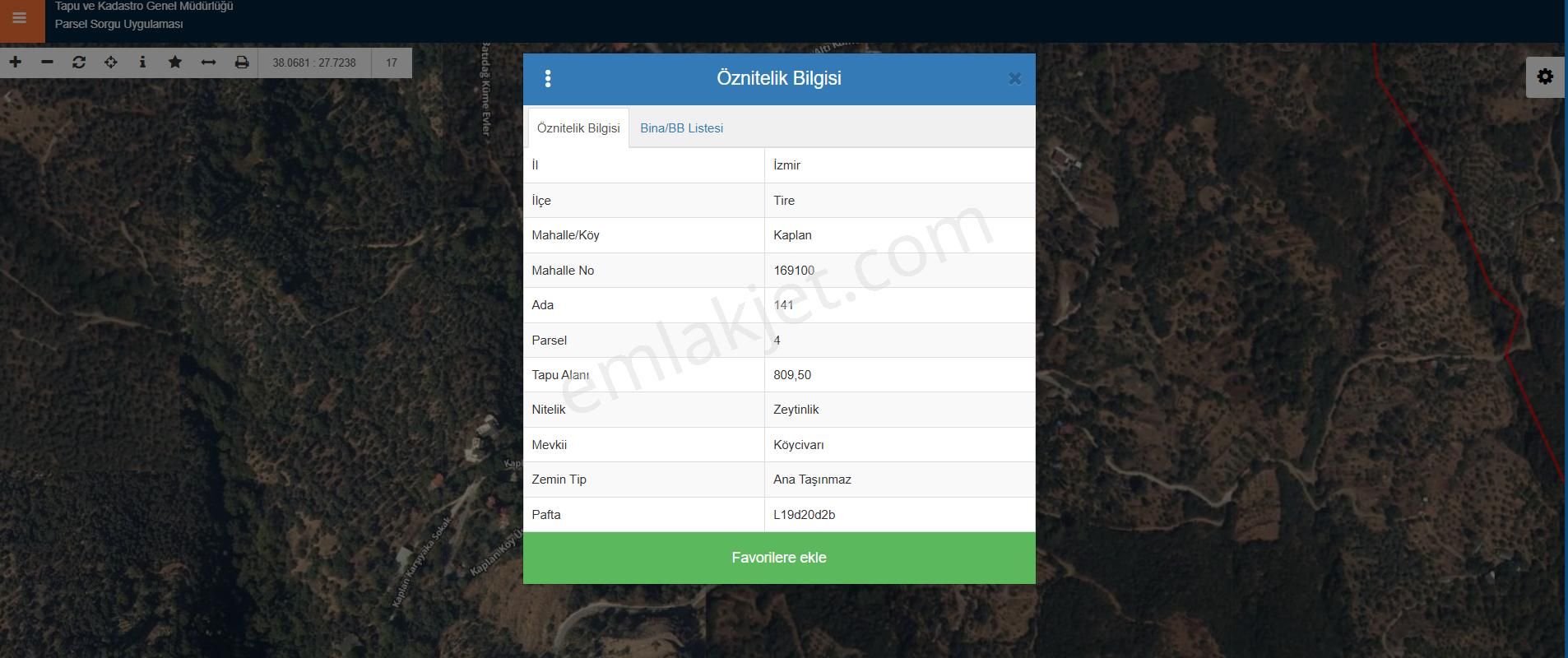 Tire Kaplanda Fırsat Köyiçi Mevkii Full Manzaralı Arsa - Görsel 2