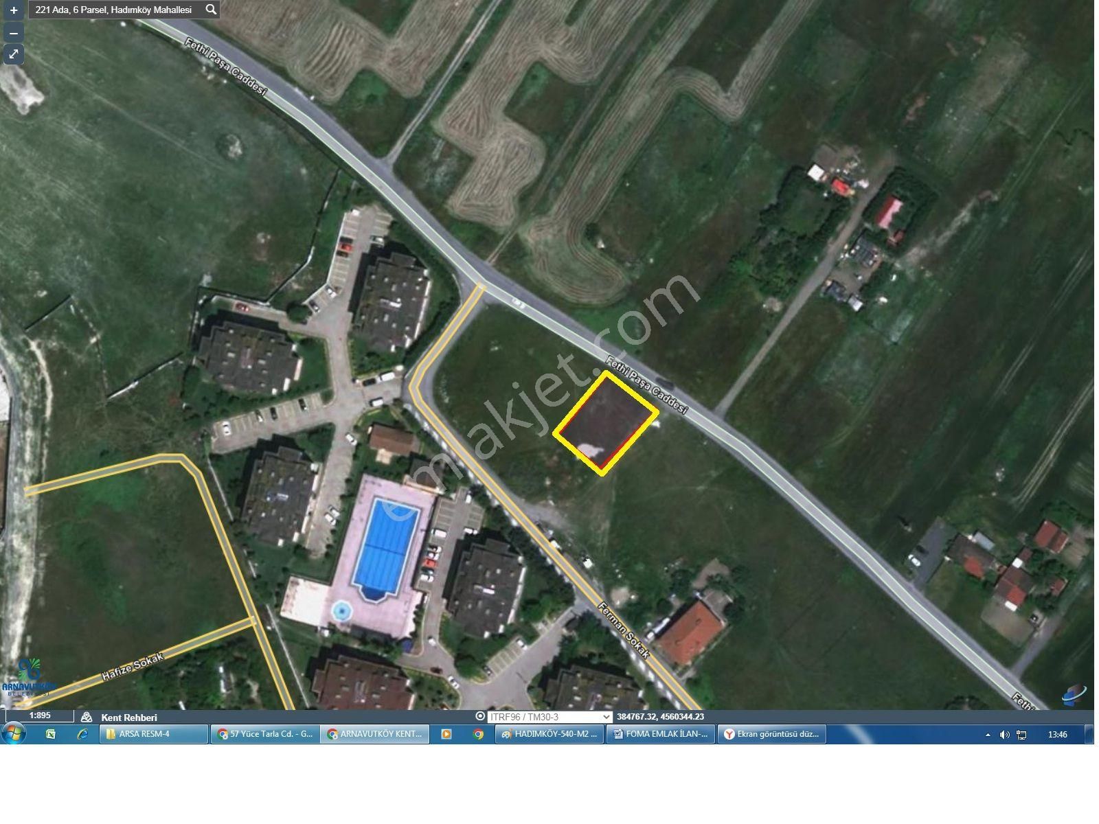 A.köy Hadımköyde Yatırımlık Tek Tapu 540 M2