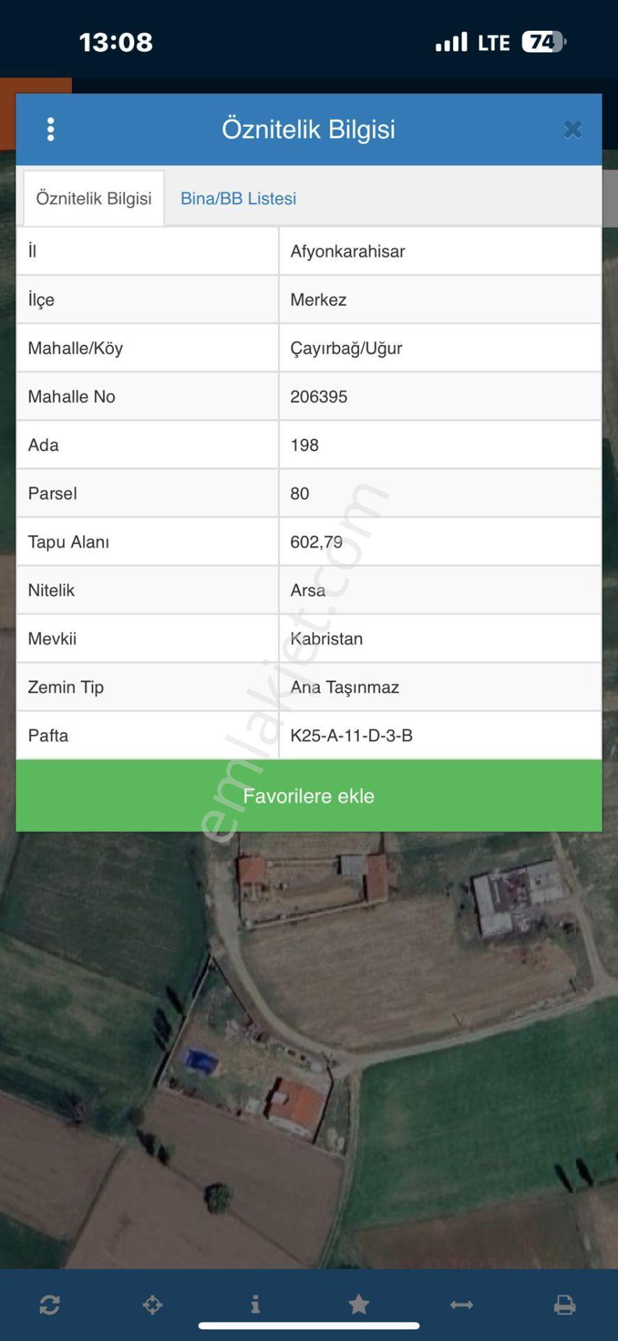 Afyon Tezcan Emlaktan Çayırbağ Uğur Mahallesinde Satılık Arsa - Görsel 2