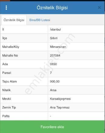 Goldhouse Dan Satılık Silivri Merkez De Villa İmarlı Arsa