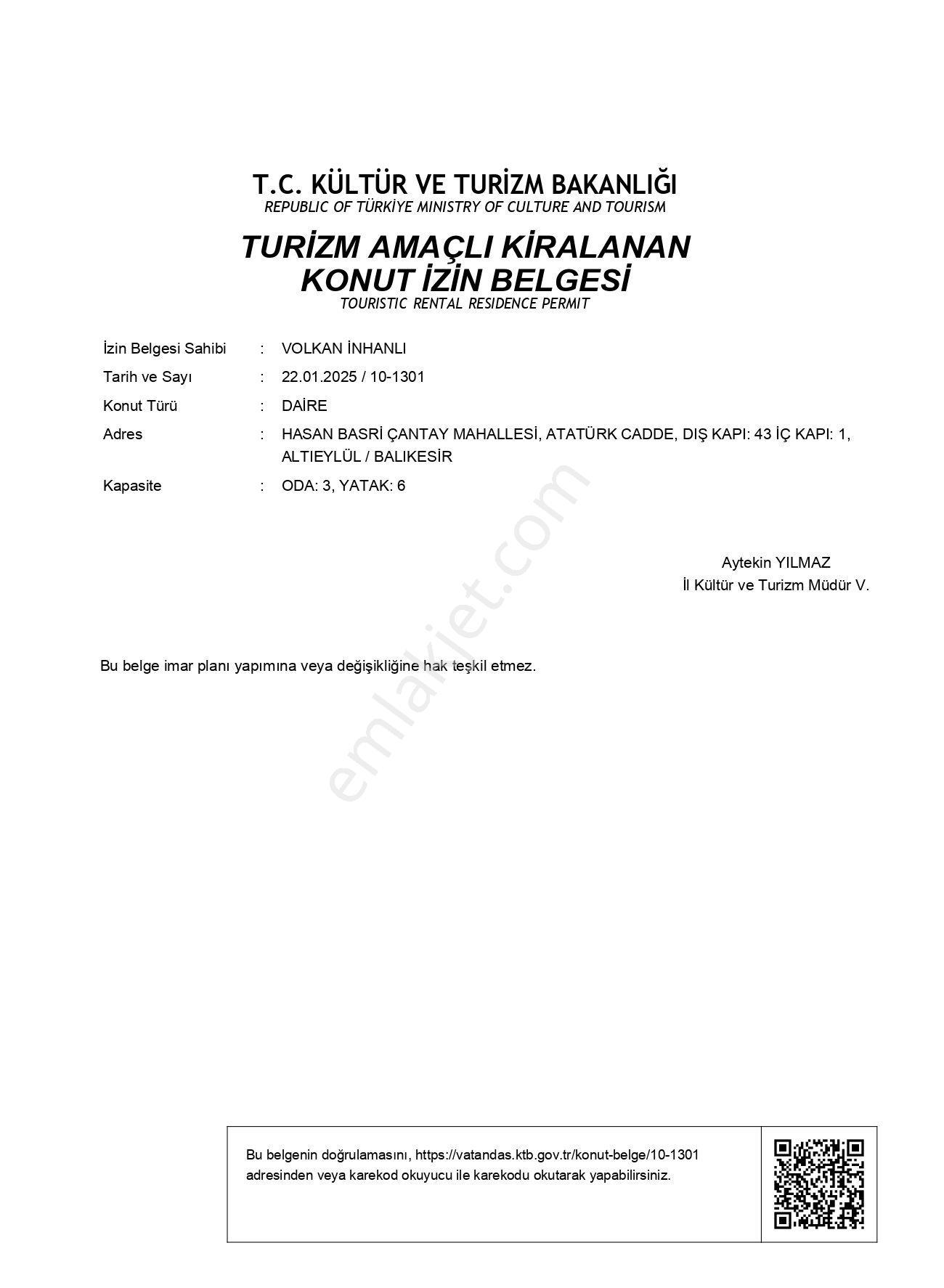 Balıkesir Meteoroloji Karşısı İçi Yenilenmiş 2+1 Günlük Kiralık Daire - Görsel 8