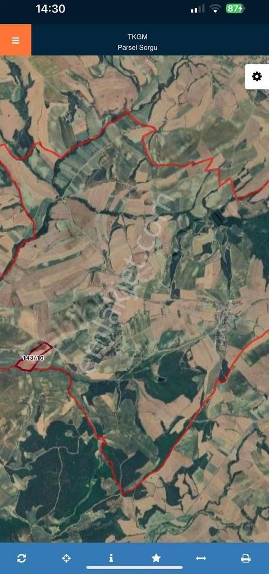 Malkara Sırtbeyde Köye Yakın 25.000 M2 Satılık Tarla