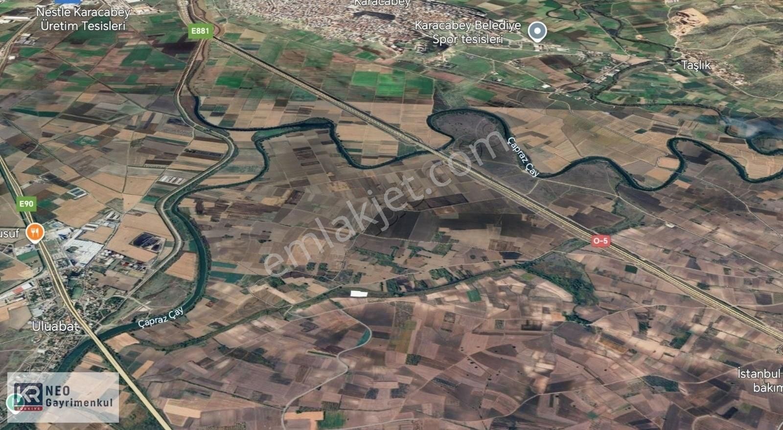 Karacabey Harmanlı'da Fırsat 5 Dönüm Tarla