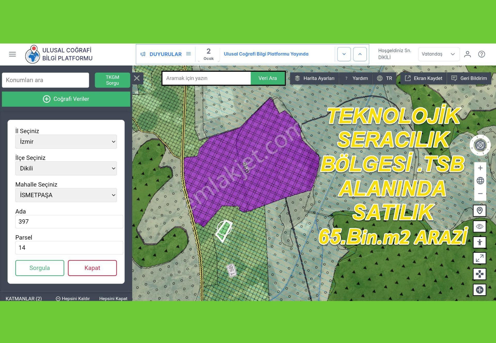 İzmir Dikili Seracılık _tsb_ Bölgesinde Satılık 65_bin_m2 Arazi - Görsel 17