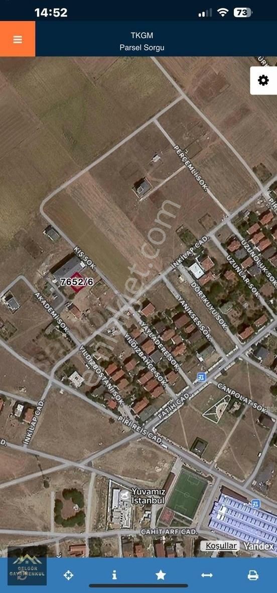 Gümüşyakada Deniz Manzaralı 290m2 Satılık Villa İmarlı Arsa