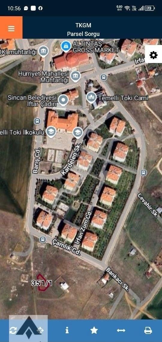 My Ekip Dentemellideorganize Sanayibölgeleriylegelişen Sincanın Batıyakasında Yatırımlık İmarlı Arsa - Görsel 12