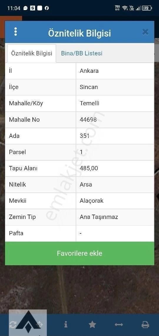 My Ekip Dentemellideorganize Sanayibölgeleriylegelişen Sincanın Batıyakasında Yatırımlık İmarlı Arsa - Görsel 2