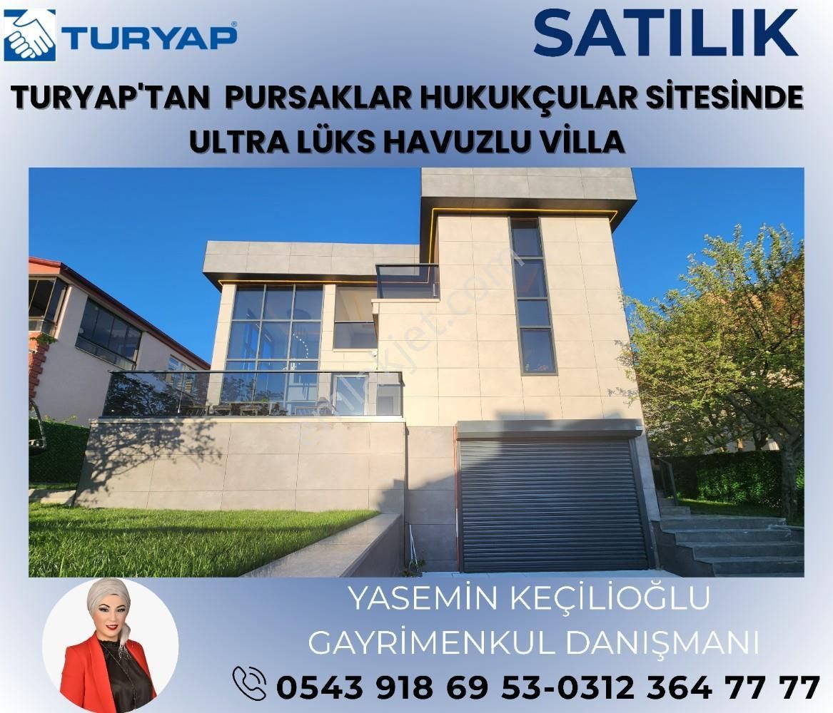 Turyaptan Pursaklar Hukukçular Sitesi Ultra Lüks Havuzlu Villa