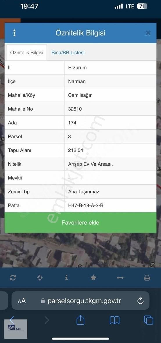 Erzurum Narman'da Kiralık Müstakil Ev