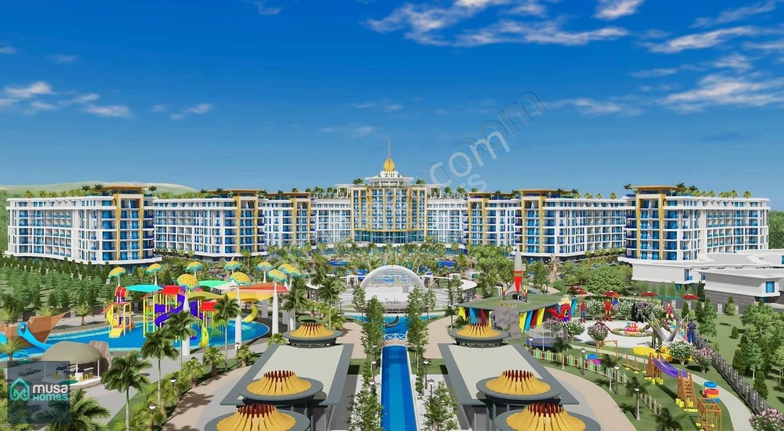 Alanya Türkler'de 2+1 129 M² Full Konseptli Ve Prestijli Daire