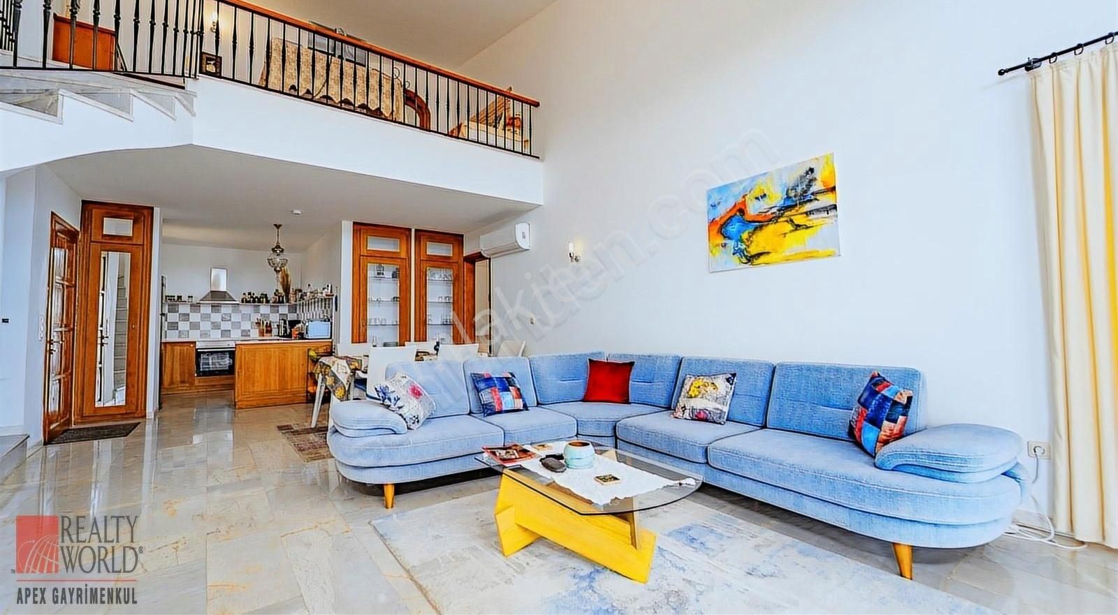 Kaş Yarımada Meis Manzaralı Müstakil Havuzlu Triplex Villa - Görsel 18