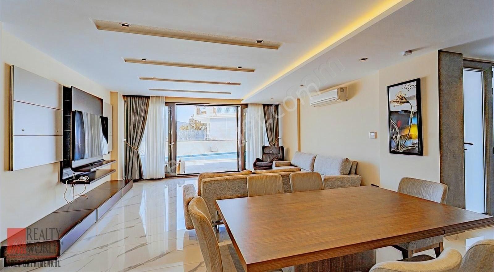Kalkan Kışla Mevki Manzaralı Lüx İskanlı İkiz Villa Fırsatı - Görsel 4