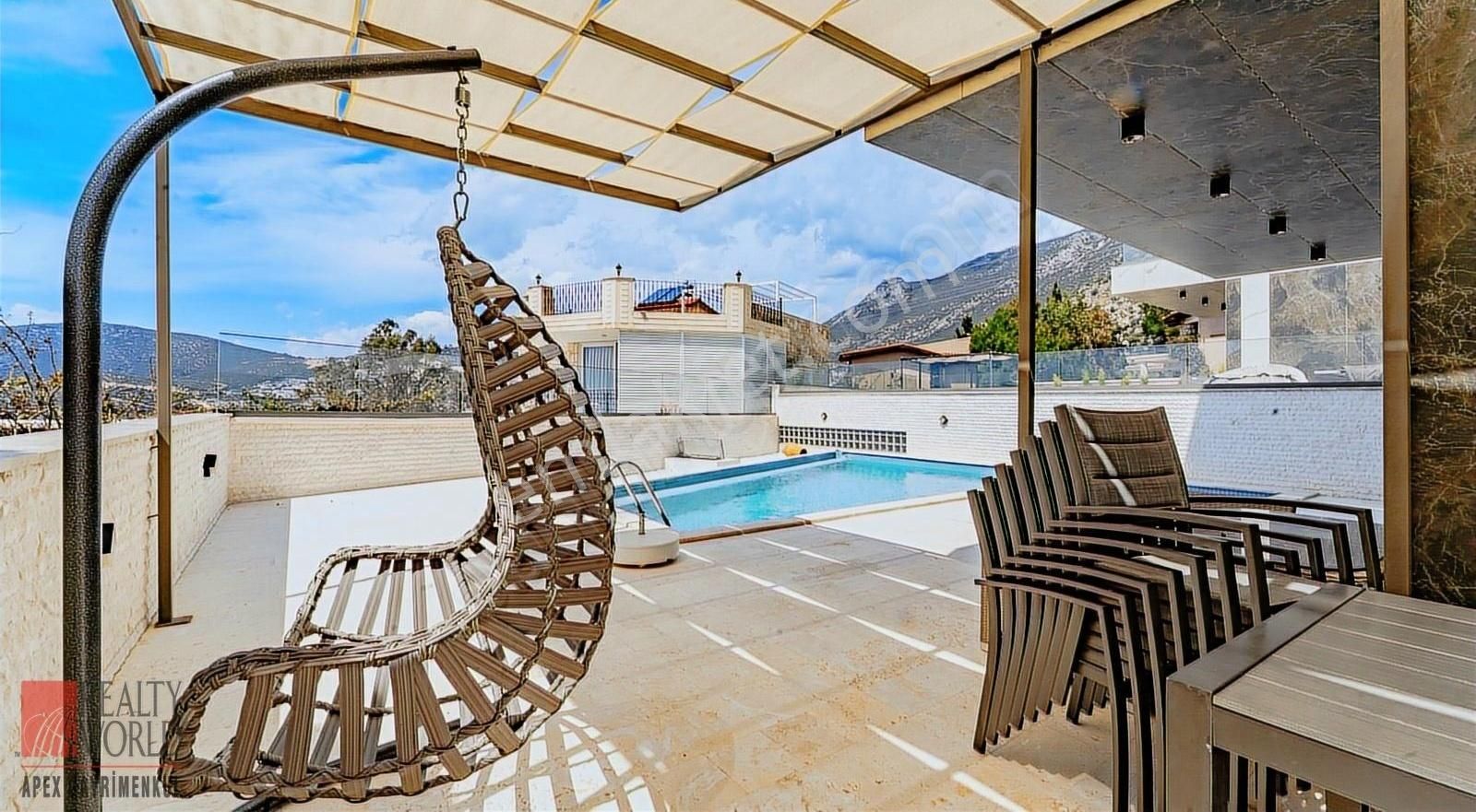 Kalkan Kışla Mevki Manzaralı Lüx İskanlı İkiz Villa Fırsatı - Görsel 25